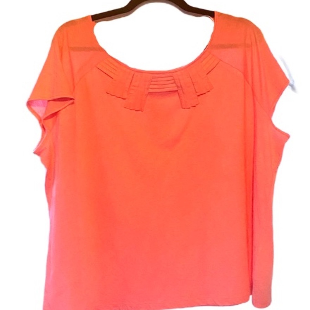 NWT 3X Women's Talbots Salmon Pullover Top Lightweight​